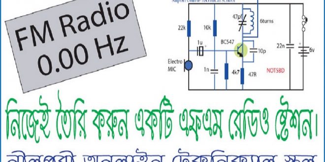 নিজেই তৈরি করুন একটি এফএম রেডিও ষ্টেশন-How to make a FM Radio Station